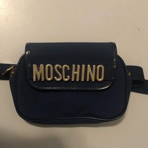 Moschino belt bag with gold hardware